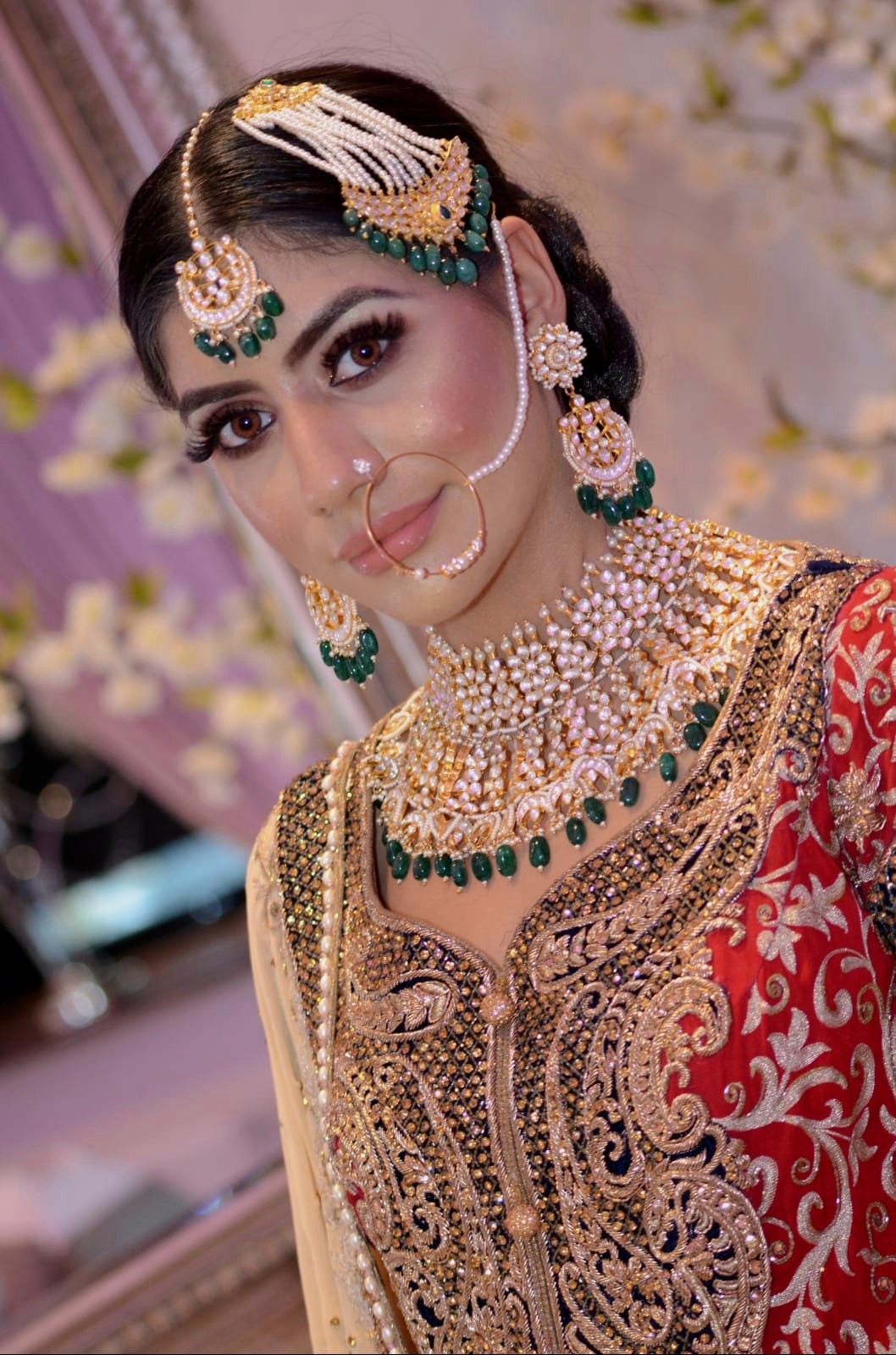 Nath Nose Ring Gold Bridal Naath India Nose Ring Jadau Kundan Punjabi Pipal  Patti Pakistani Nose Ring Kundan Bridal Jewelry Nath Bridal - Etsy Sweden