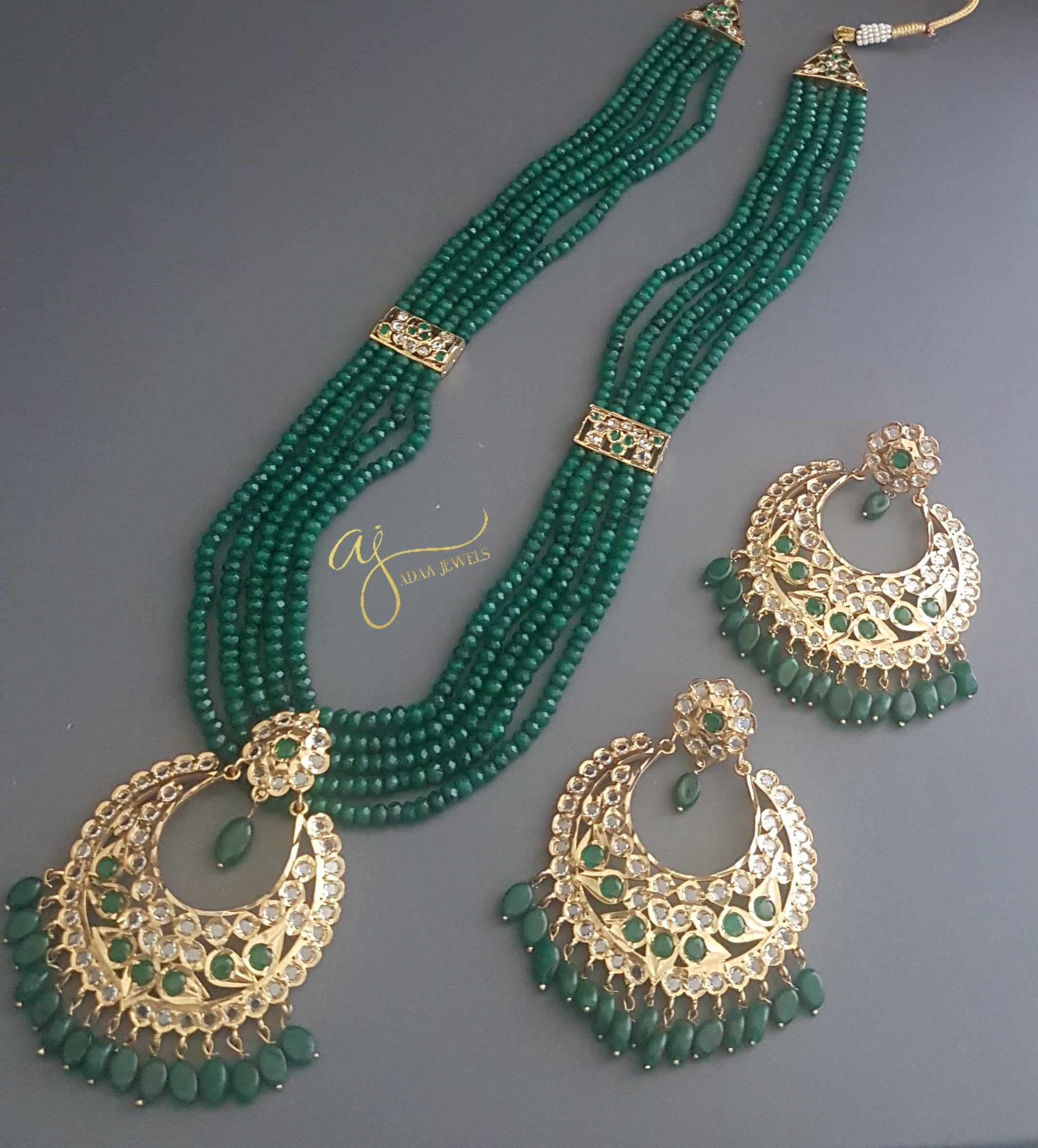 Rani Haar Set Hyderabadi Jewelry Hyderabadi Jewellery Jadau Adaa Jewels Nizam Sabyasachi Inspired Satlara Indian Bridal Jewelry Etsy UK