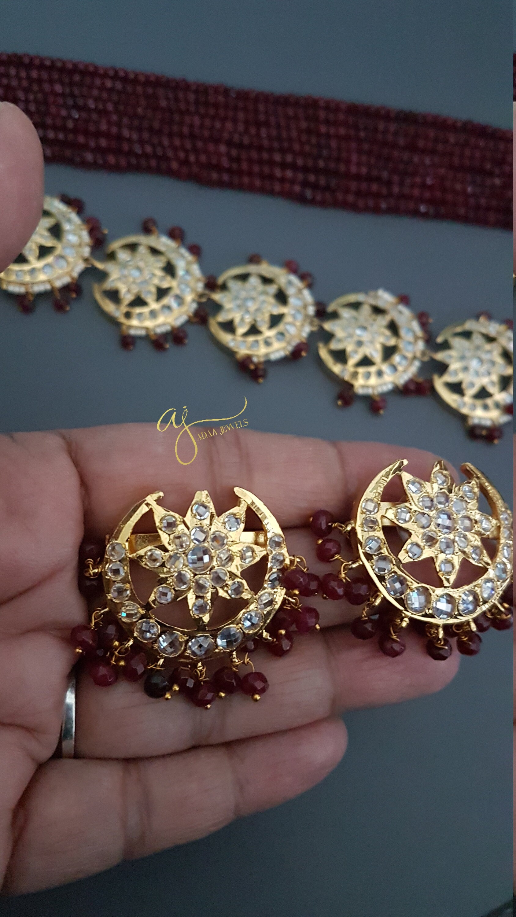 Rani Haar Hyderabadi Necklace Set 