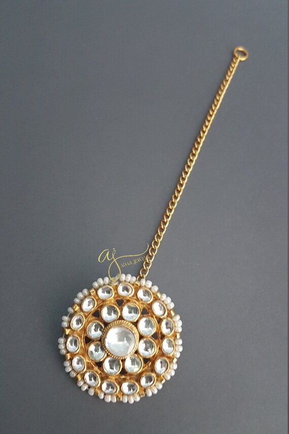 Kundan borla sale designs