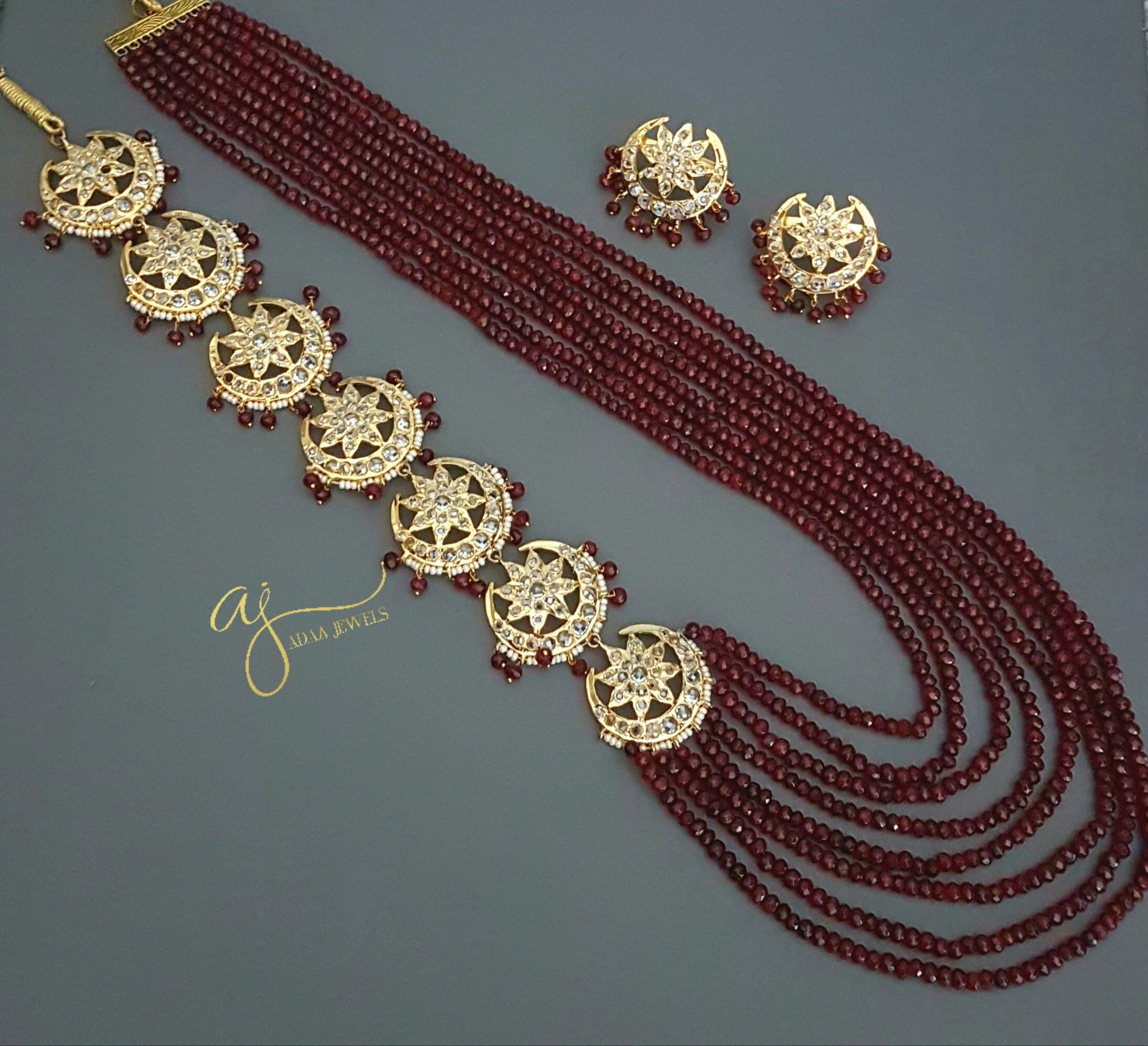 Rani Haar Hyderabadi Necklace Set 