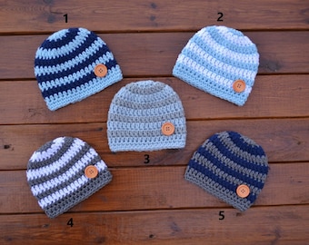 Baby Boy Hat, Crochet Boys Hat Beanie, Crochet Baby Hat, Baby Hats for Boys, Newborn Hats, Newborn Baby Hats, Baby Boy Hats Newborn