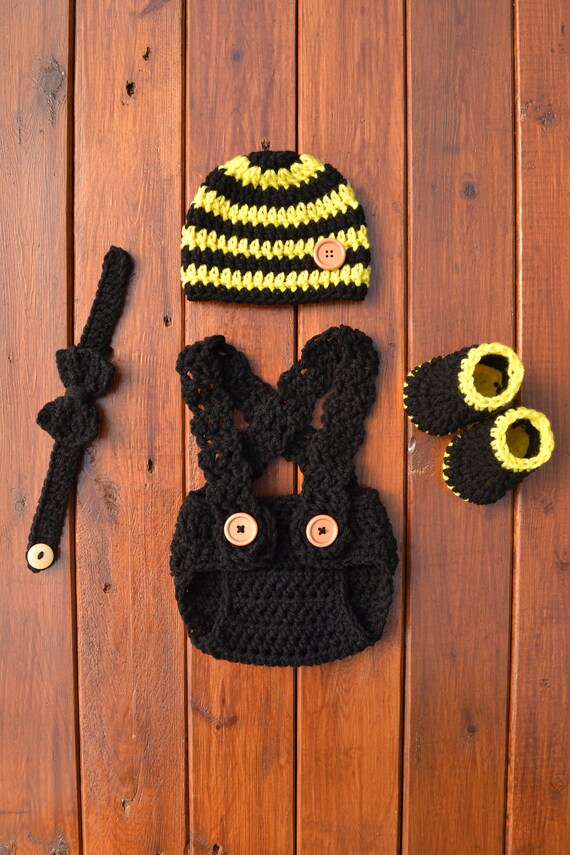 newborn bumble bee outfit