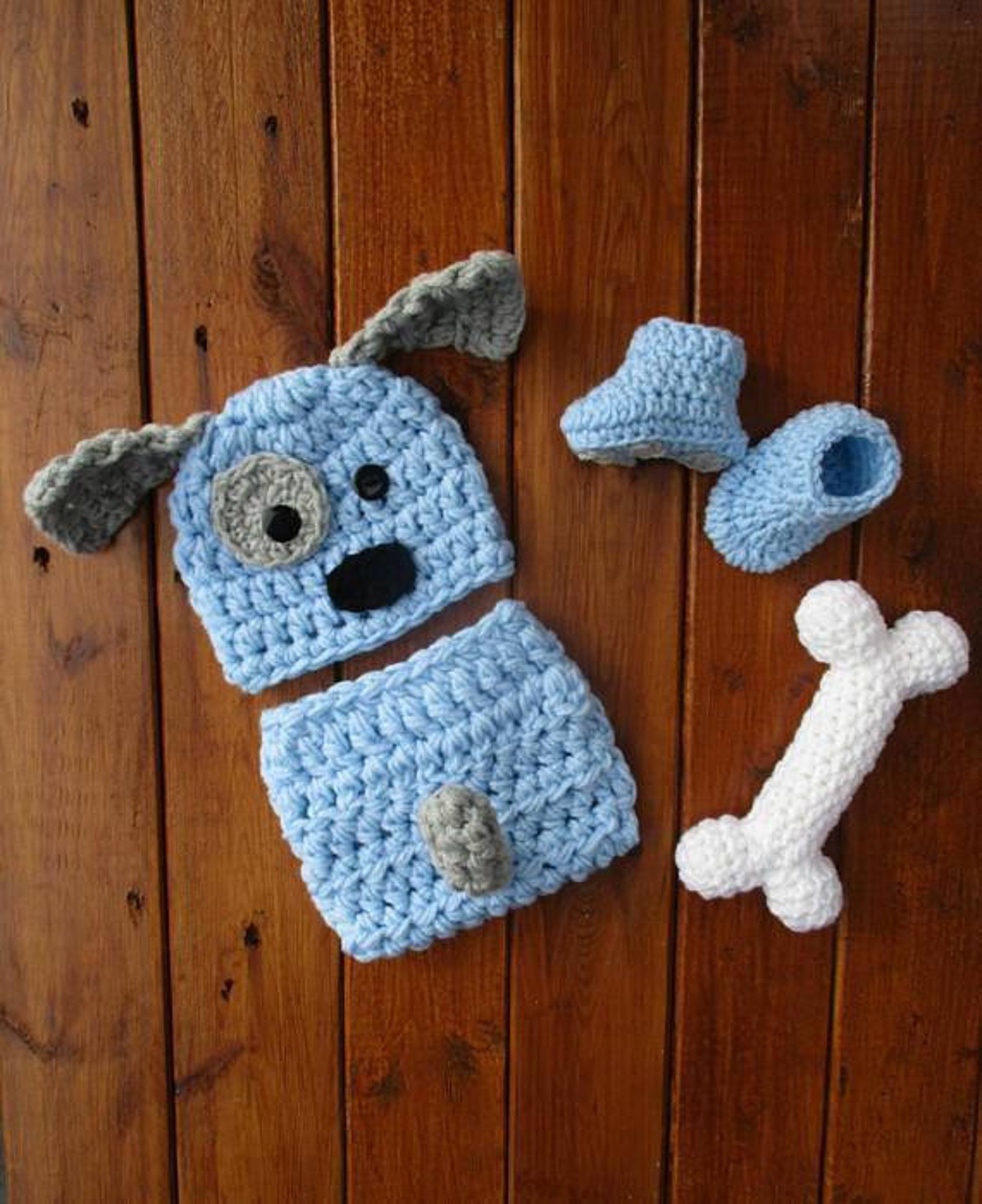Baby Puppy Outfit Puppy Outfit for Baby Boys Crochet Dog Etsy
