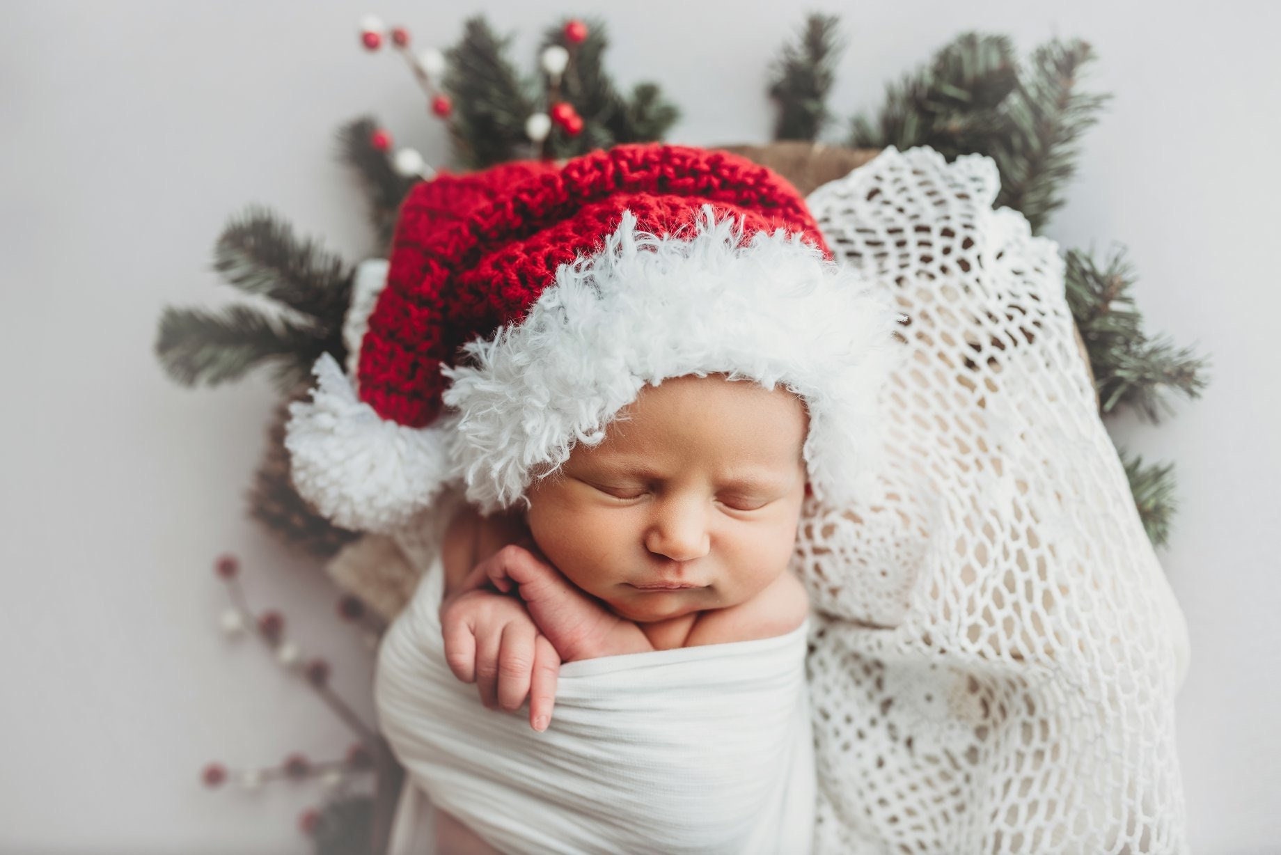 infant santa hat