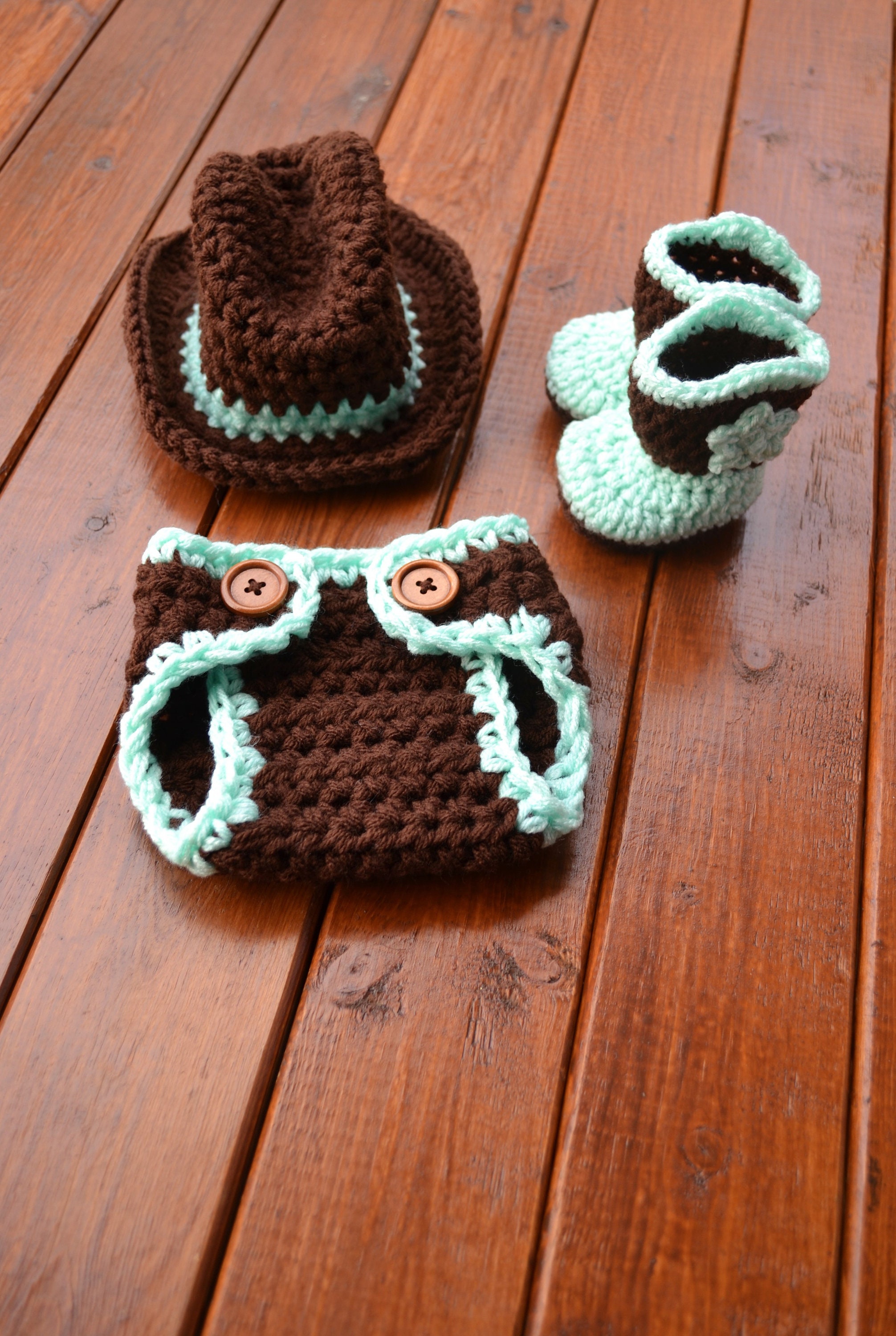 Crochet cowboy best sale outfit