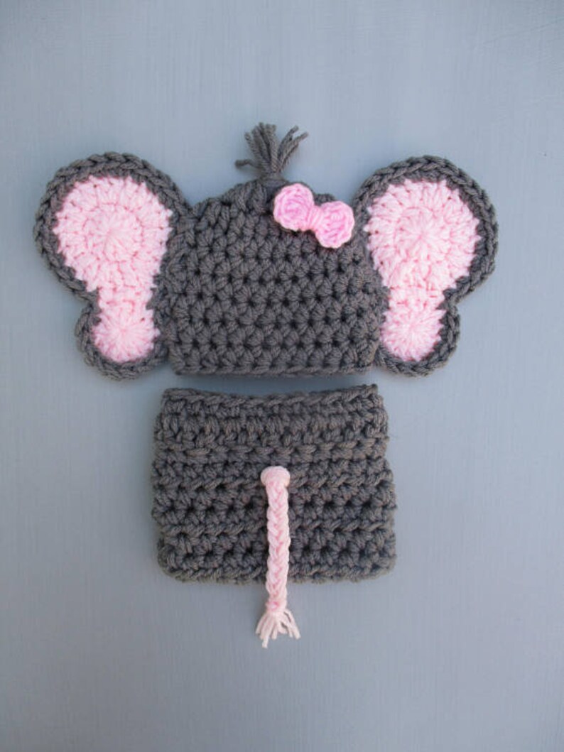 Elephant Newborn Outfit Elephant Baby Outfit Baby Girl Etsy
