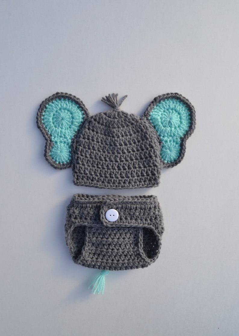 Newborn Elephant Outfit Crochet Elephant Outfit Baby Elephant Etsy
