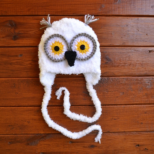 Owl Baby Hat Owl Crochet Hat Boy Girl Baby Animal Hat Newborn Owl Hat With Earflaps Crochet Baby Owl Hat Baby Halloween Hat