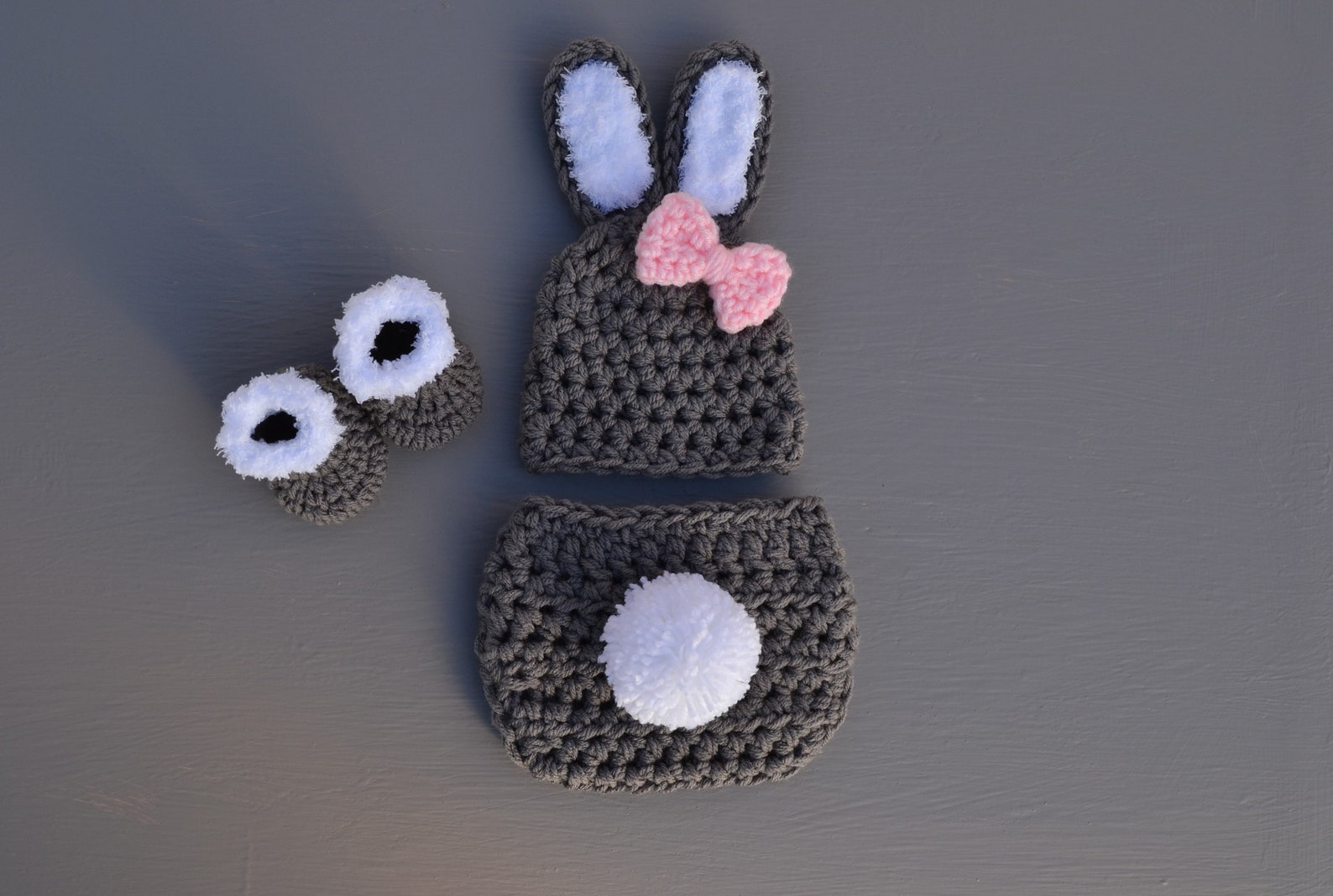 Newborn Bunny Outfit Crochet Bunny Outfit Baby Boy Girl Bunny Etsy