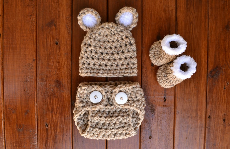 Baby Bear Outfit Bear Baby Outfit Newborn Bear Baby Newborn Etsy