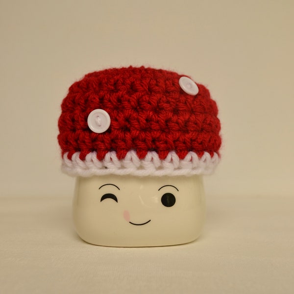 Marshmallow Cup Hat Etsy