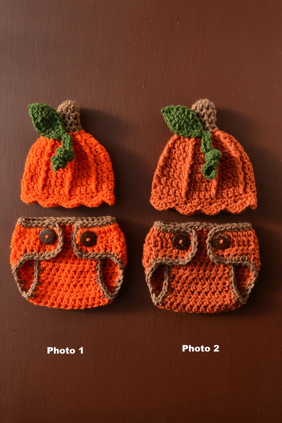 crochet baby pumpkin costume