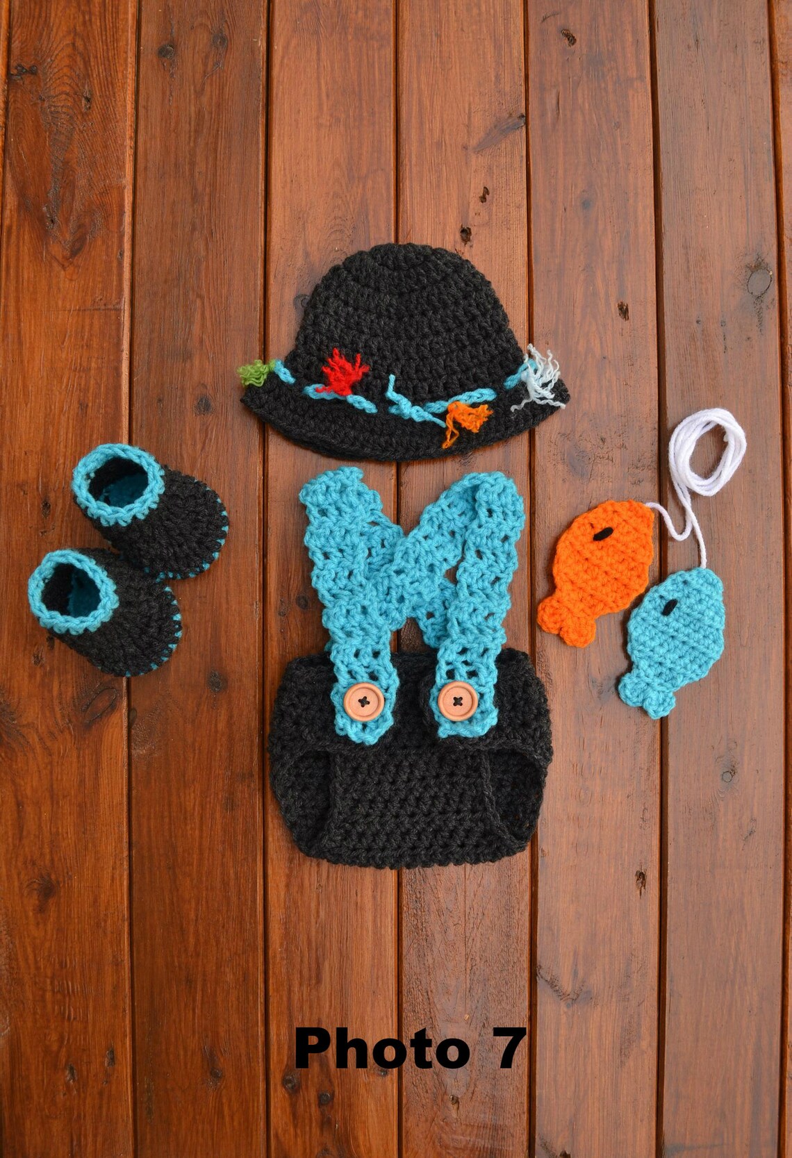 Newborn Baby Boy Girl Fishing Outfit Fishing Baby Clothes Etsy