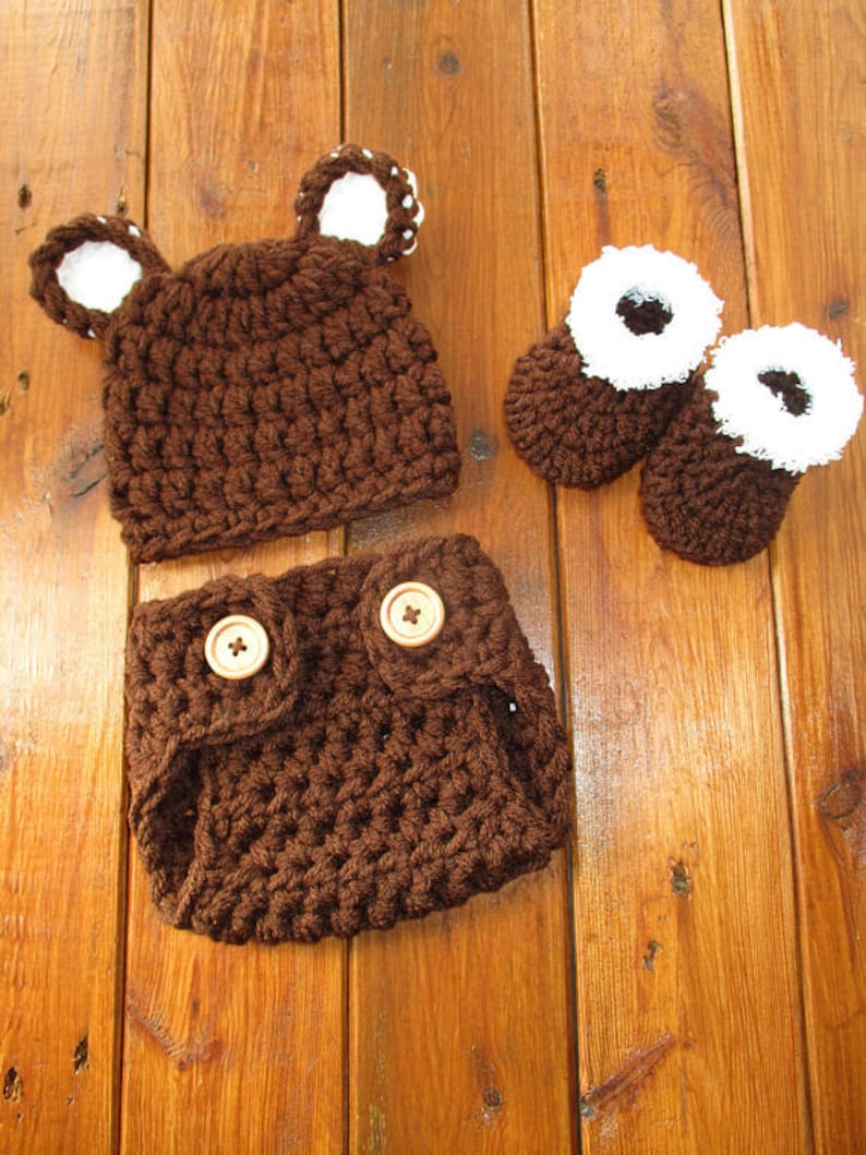 Baby Bear Outfit Bear Baby Outfit Newborn Bear Baby Newborn Etsy