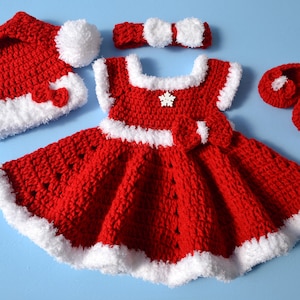 Crochet Baby Girl Christmas Dress Christmas Baby Dress Baby Girl Red Dress Holiday Baby Red Dress Baby Girl Santa Outfit Baby Photo Prop Etsy Canada