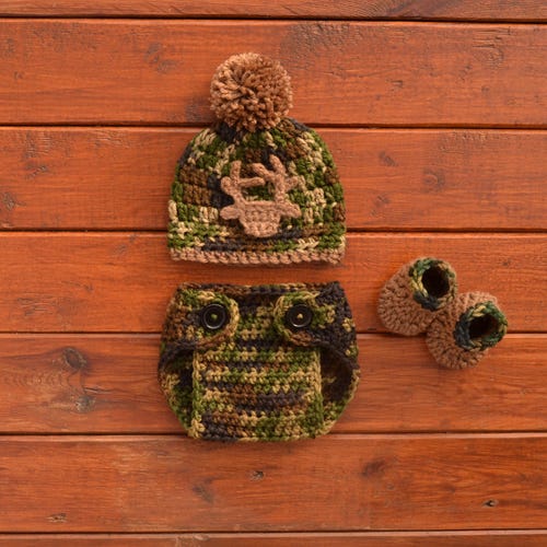 Costume Bébé Baseball Crochet Fait Main - Taille Newborn - Prop Pour Photo