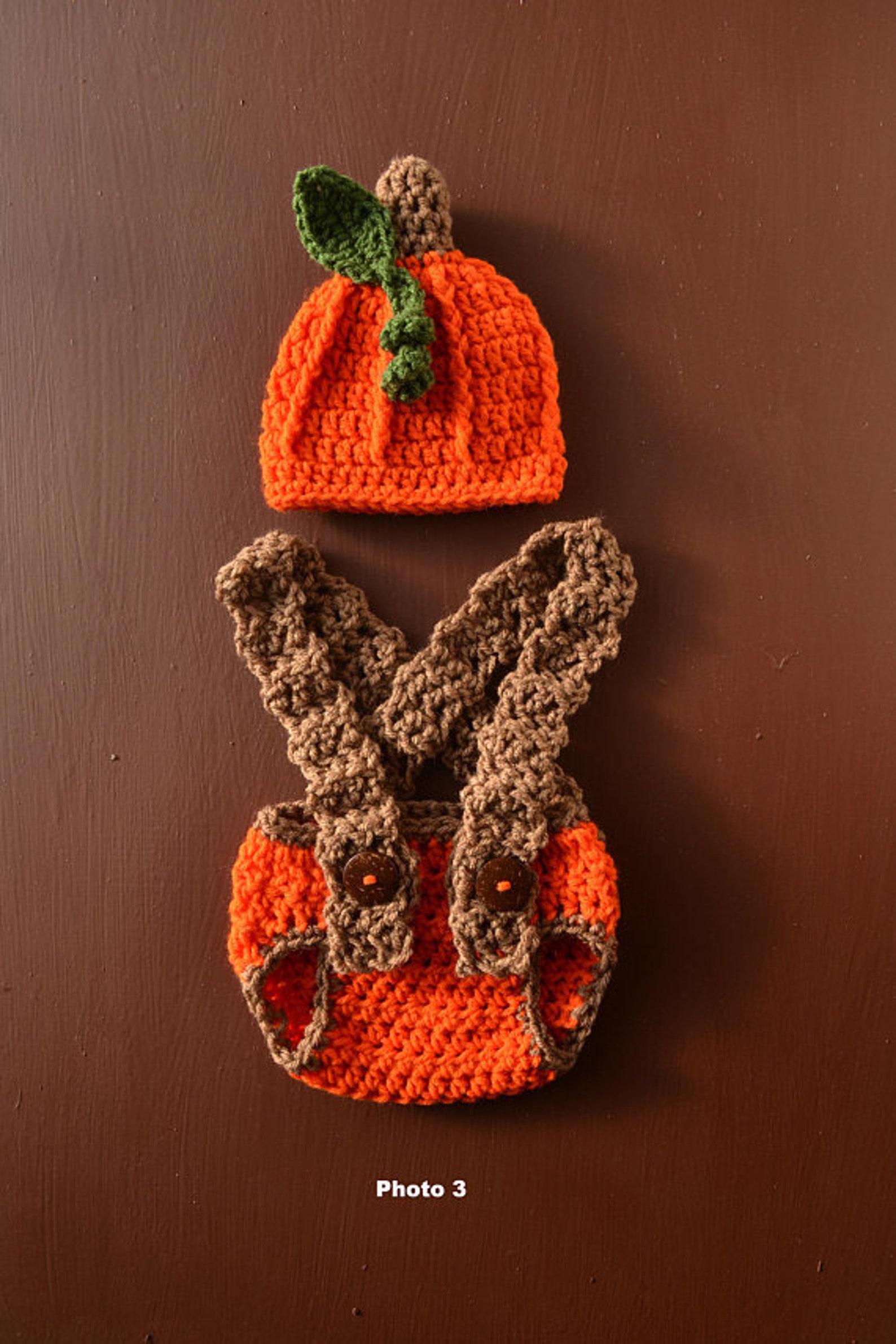 Baby Pumpkin Costume Baby Pumpkin Outfit Newborn Photo Outfit Etsy