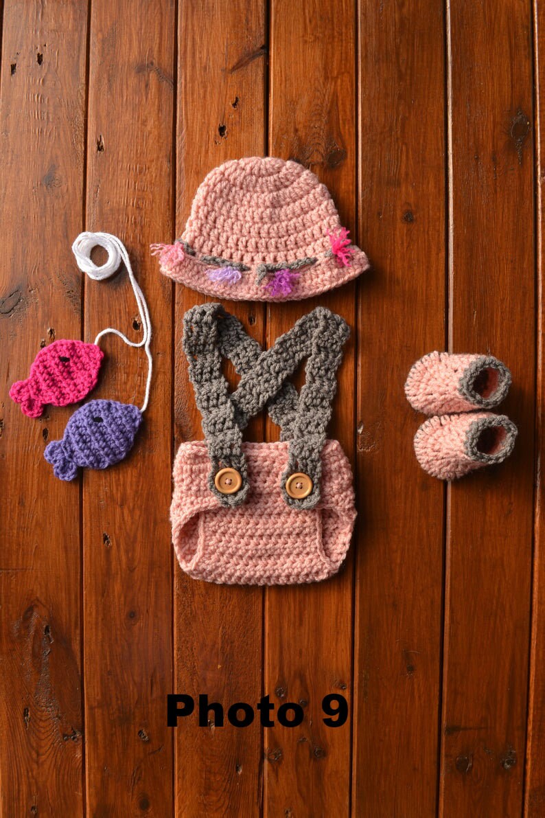 Newborn Baby Boy Girl Fishing Outfit Fishing Baby Clothes Etsy