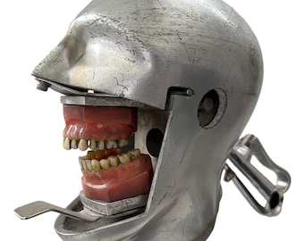 Rare Aluminum Dental Phantom Head