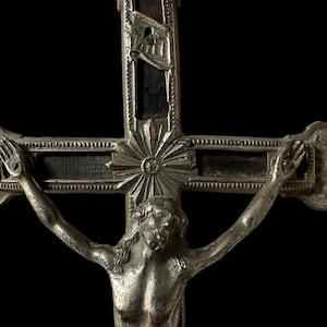 Vintage Crucifix Cross for Coffin Casket