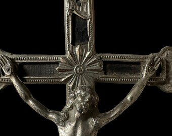 Vintage Crucifix Cross for Coffin Casket