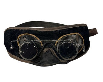 19th Century Masonic "Hoodwink" Initiation Goggles 2
