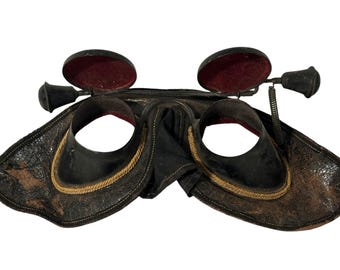 19th Century Masonic "Hoodwink" Initiation Goggles