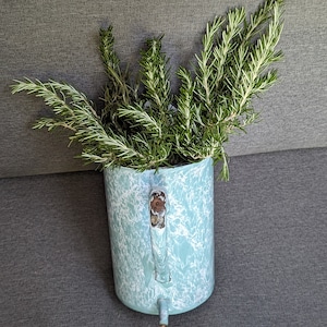French Enamel Irrigation Jug