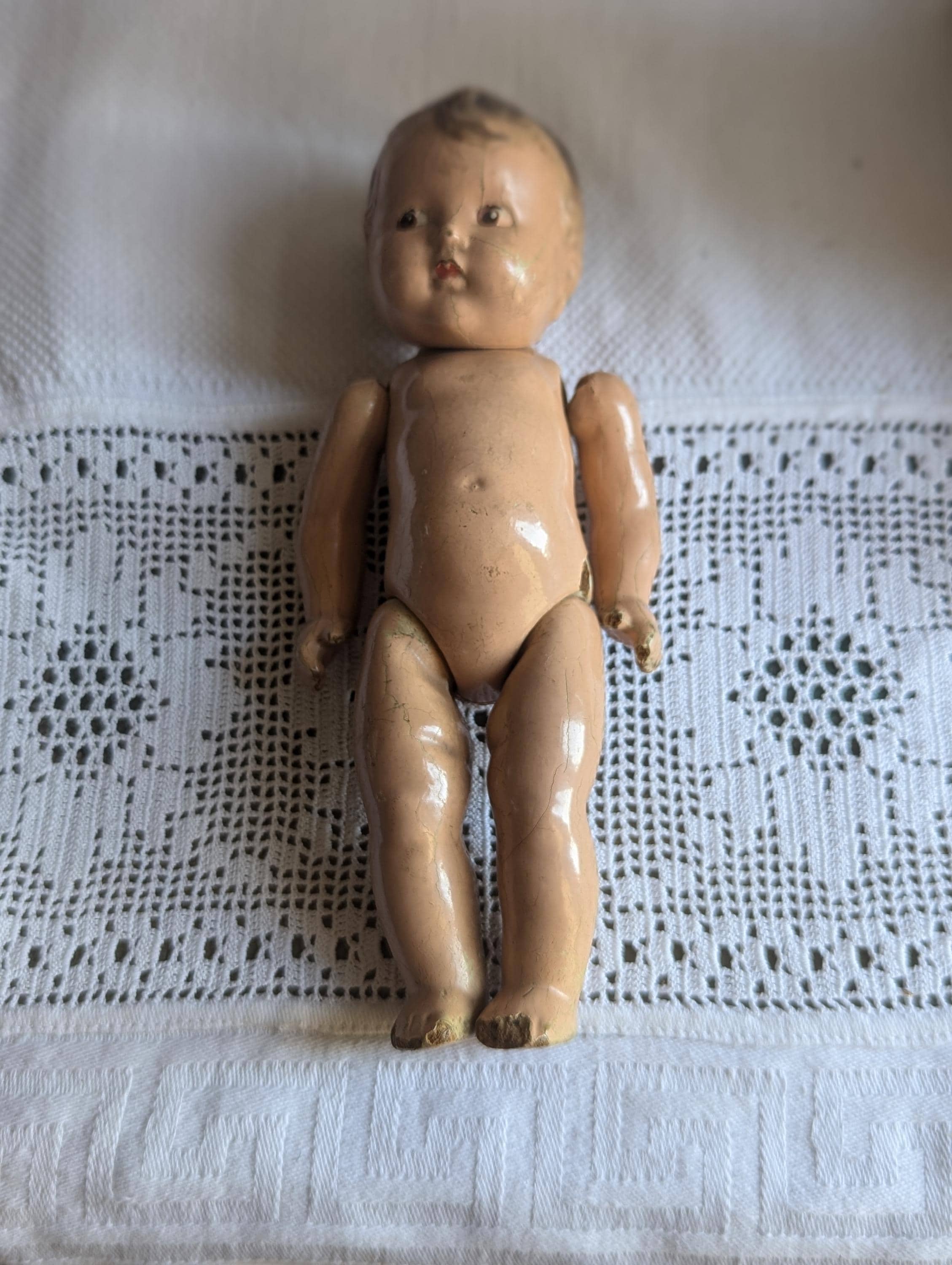 1930 年代 ドイツ製 ベビードール アンティーク 1930 年代頃のヴィンテージ複合ベビードール 7 インチ - Etsy 日本