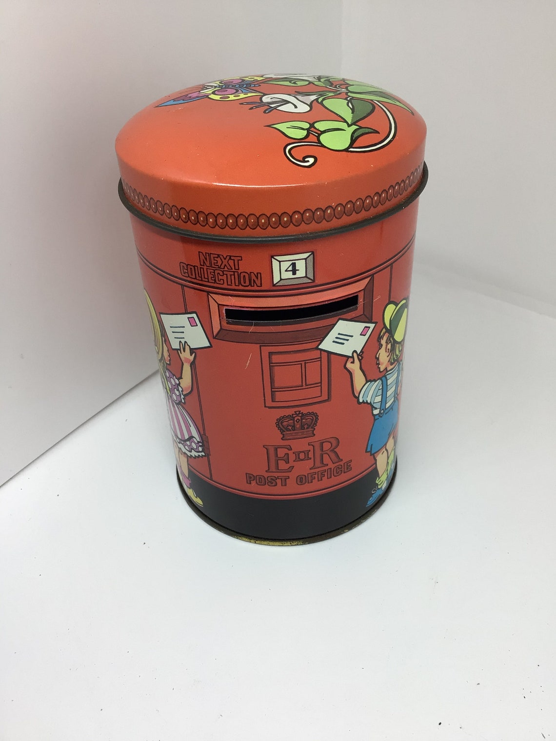 Vintage Money box tin Etsy