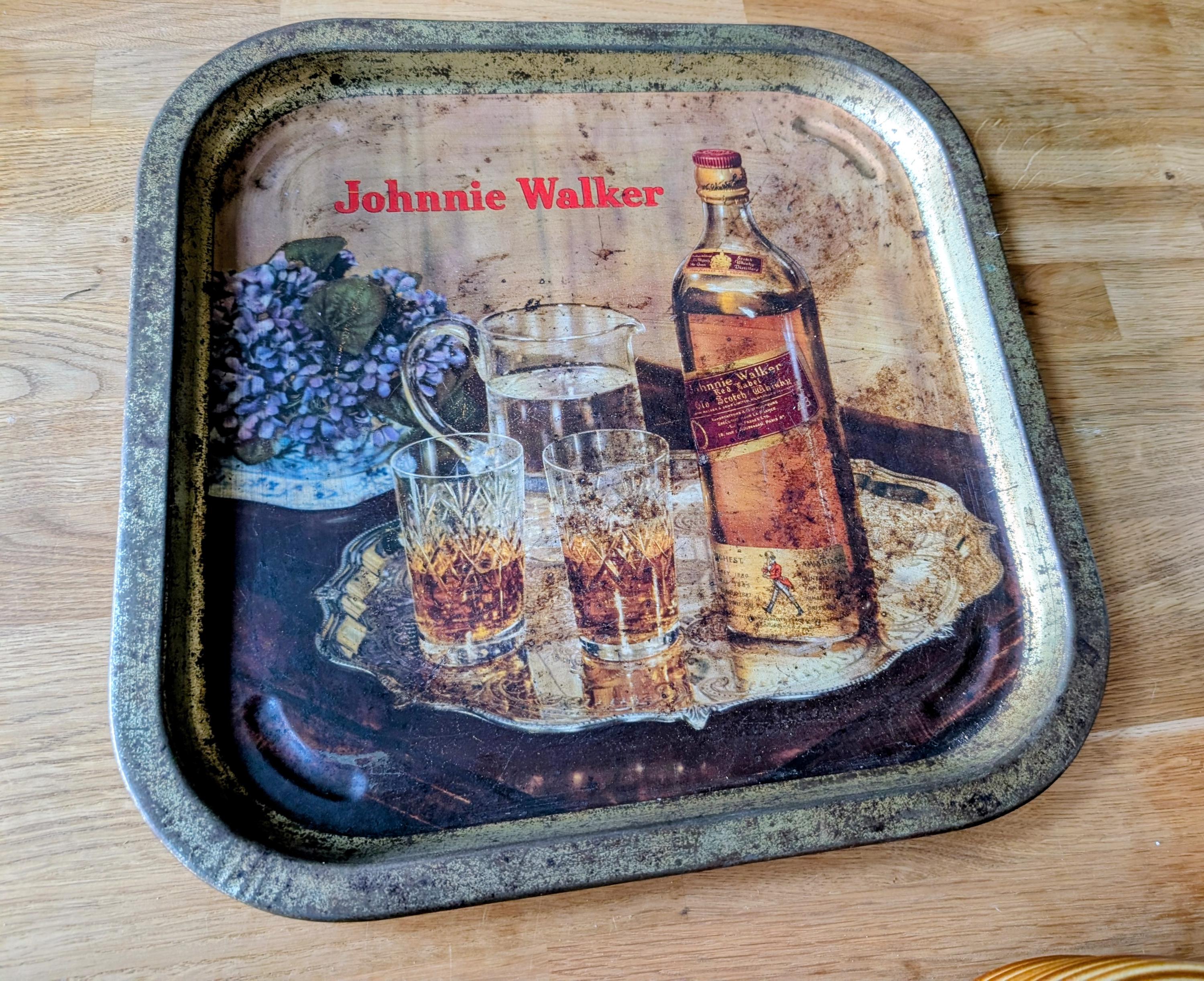 Johnnie Walker Old Scotch Whisky トレイ Johnnie Walker Tray - Etsy