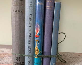 Set of Antique Decorative Books
