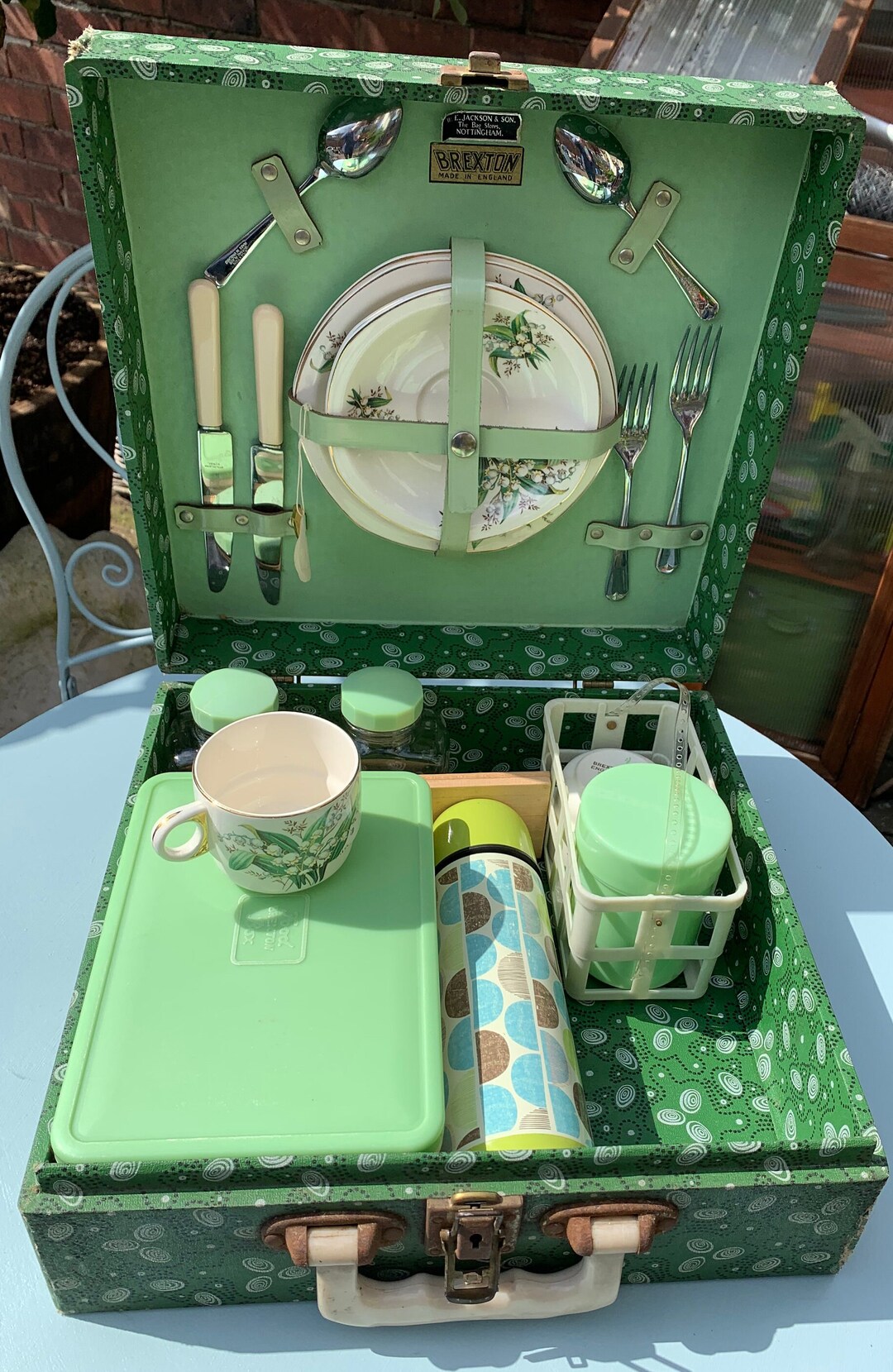 Vintage Brexton Picnic Set for 2 Etsy