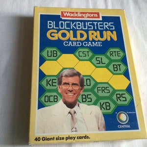Vintage Waddington’s Blockbusters Goldrun Card Game