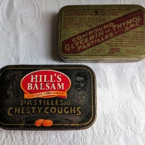 Vintage Medical Tins
