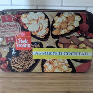 Boîte à biscuits Peek Frean&#39;s vintage