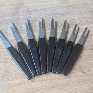 Vintage Cocktail Forks Set of 8
