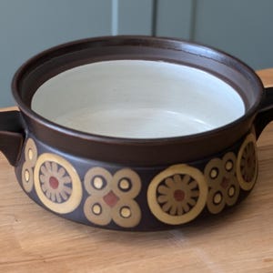 Denby Arabesque Casserole Dish base only 2.5 Pint Capacity
