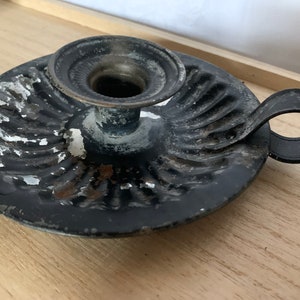 Metal Fluted Chamberstick