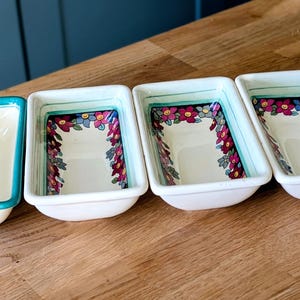 Antikes Greys Pottery Hors d’Ouevres Geschirr Set mit 4 Stück