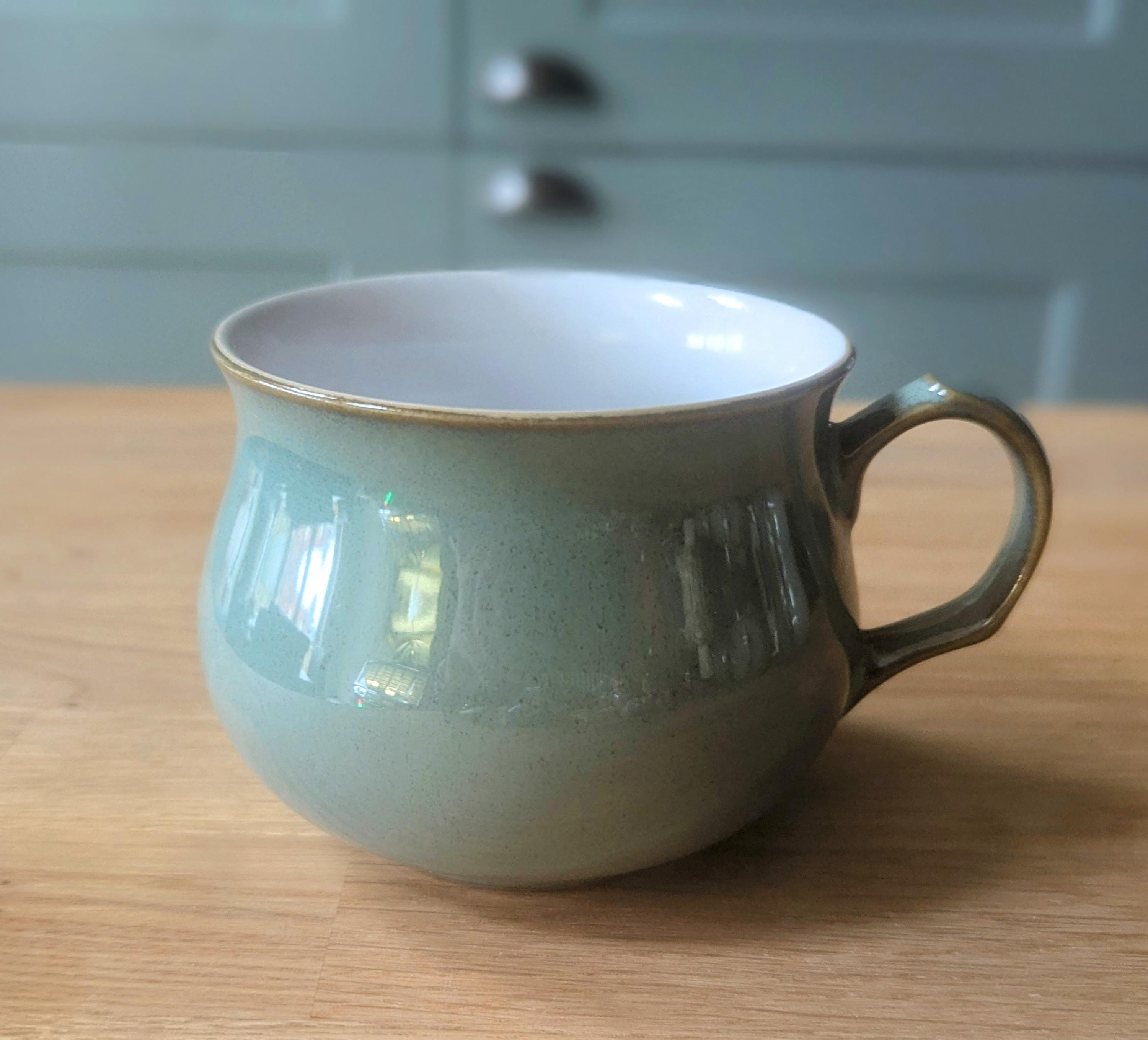 Denby Lot De 2 Tasses à Thé Vert Regency Et Soucoupes – Tasse