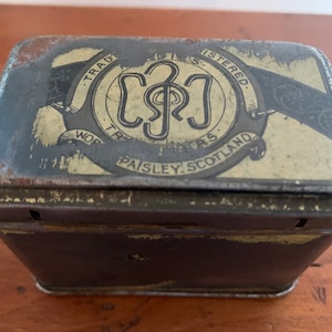Vintage Eadies Travellers Metal tin box