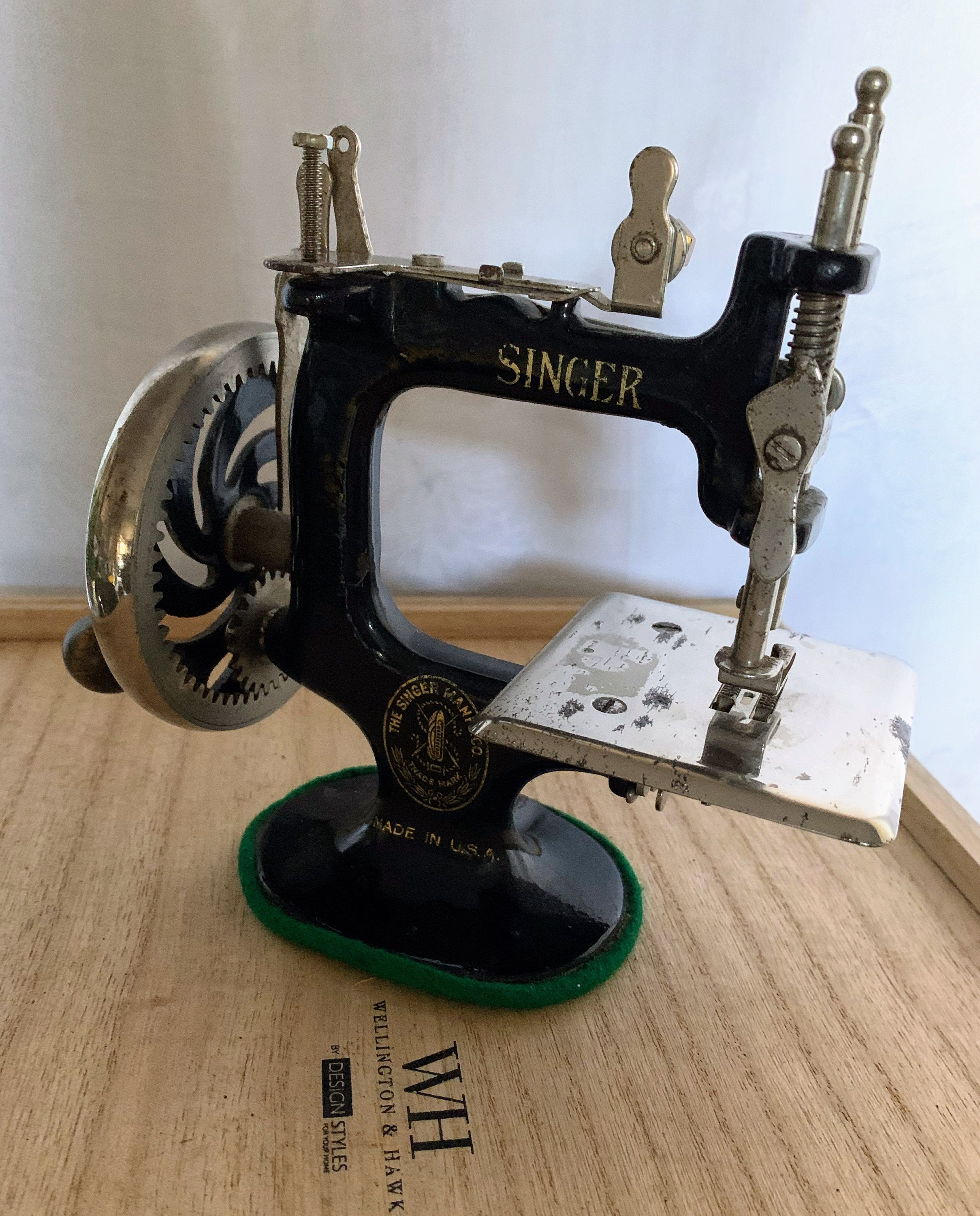 Vintage Childs Singer Sewing Machine Made USA Model 20 - Etsy