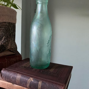 Vintage Green Glass Beer Bottle