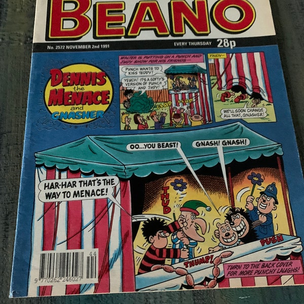 Vintage Beano Comic No 2572 November 2 1991