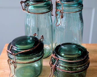 Vintage French Solidex Preserving Jars