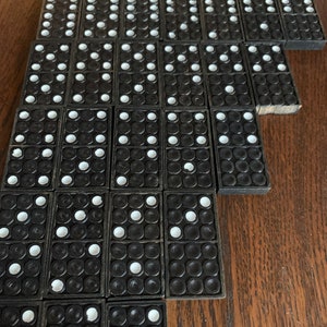 Vintage Wood Domino Set