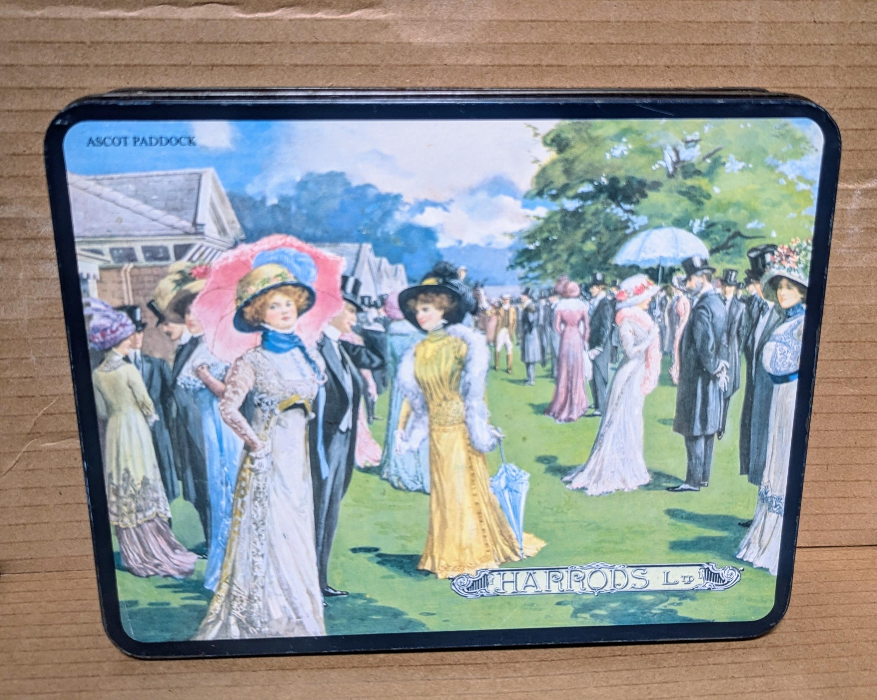 Vintage Harrod's Biscuit Tin