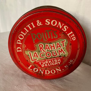 Vintage Turkish Delight Tin